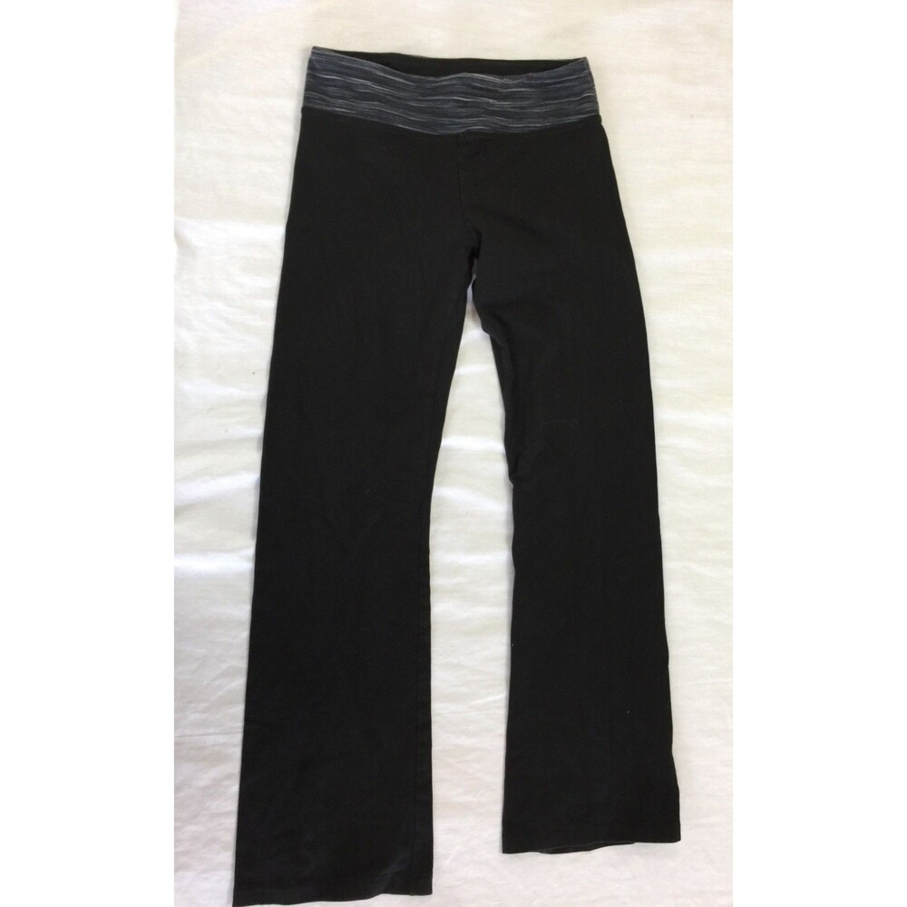 WOMENS ATHLETIC PULL ON YOGA PANTS WAIST 28 IN